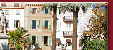 Park in Cannes an der Cote d' Azur mit vielen Denkmälern, Bild 2 von 6