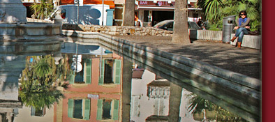 Park in Cannes an der Cote d' Azur mit vielen Denkmälern, Bild 4 von 6