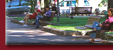 Cannes hat eine üppige Vegetation und viele Plätze zum Verweilen, Bild 5 von 6