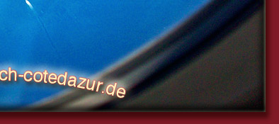 Cote d' Azur, Sicht aus dem Flugzeug &uuml;ber die Cote d' Azur in S&uuml;dfrankreich, Bild 6 von 6