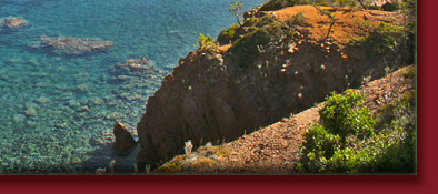 Die Cote d' Azur mit kleinen versteckten Buchten in Südfrankreich am Mittelmeer, Bild 6 von 6