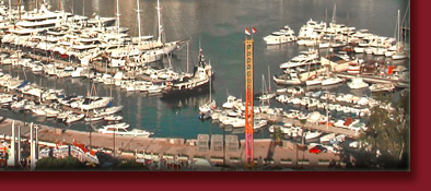 Monaco, Blick auf Monte Carlo und den Hafen von Monaco, Bild 6 von 6