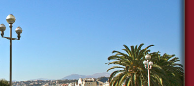 Nizza Promenade des Anglais unterhalb des Schlossberges, Bild 4 von 6