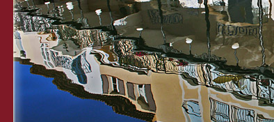 Port Grimaud, Licht und Spiegelungen in Port Grimaud, Bild 3 von 6