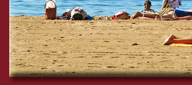 Sainte-Maxime Badestrand und Erholoase in Sainte-Maxime an der Cote d' Azur, Bild 5 von 6