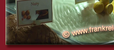 Eiscafe in Sainte-Maxime in Südfrankreich an der Cote d' Azur, Bild 5 von 6