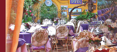 Restaurant in Saint-Tropez, zu sehen eins der schönsten Restaurants in Saint-Tropez, Bild 3 von 6