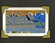 bei Bungee Jumpern im gorge du Verdon sehr beliebt ist der Absprung von der Brücke Pont sur Artuby