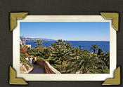 Monaco und einer seiner vielen tropischen exotischen Gärten