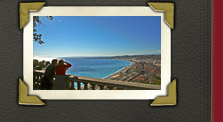 Traumhafter Ausblick über Nizza bis hin zum Flughafen von Nizza - Airport Nice